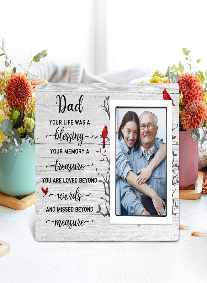 SteadStyle Memorial Gifts for Loss of Dad- Memorial Picture Frames - Sympathy Gifts for Loss of Father, Bereavement Gift Fits 4x6 In - Image 5